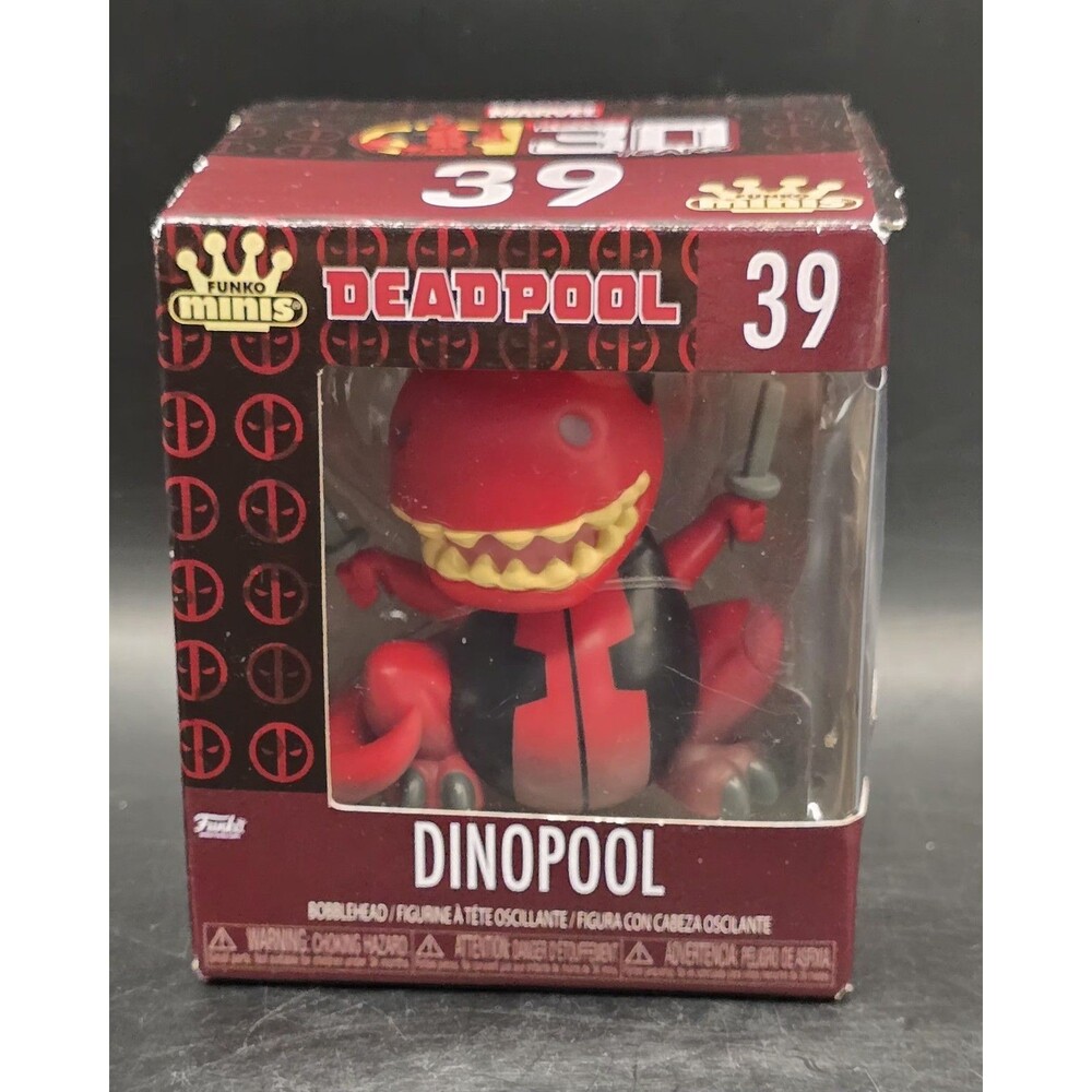 Funko Minis Marvel Marvel Nerdy 30 Dinopool Deadpool #39 Bobblehead